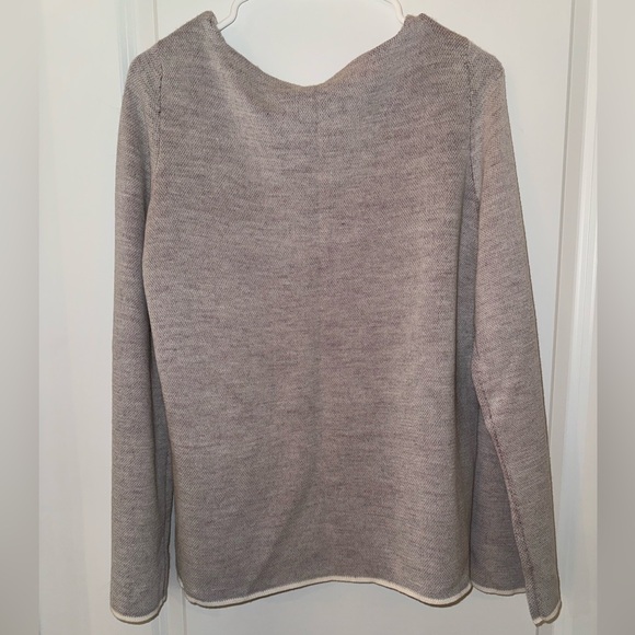 Ann Taylor Women’s Small Grey Floral Print Sweater - Picture 5 of 16